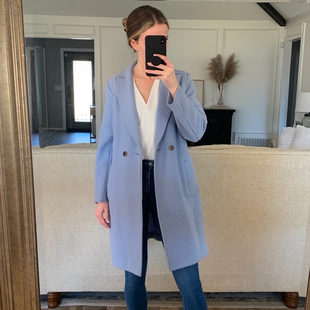 J Crew Daphne topcoat in Italian boiled wool
